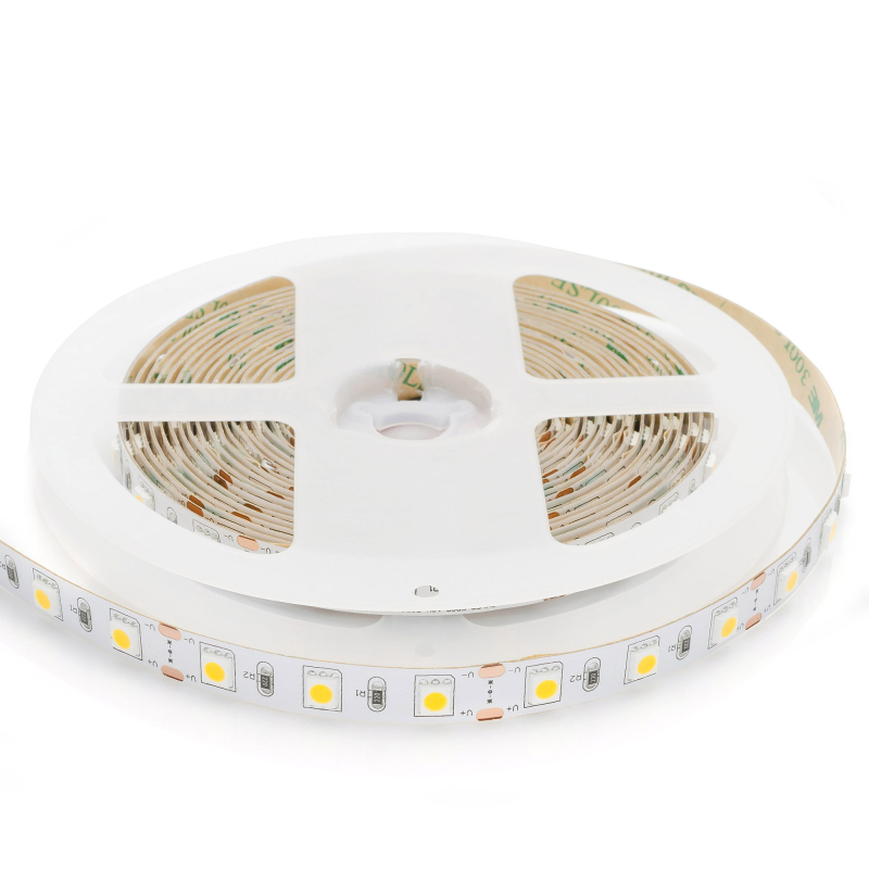 Комплект светодиодной ленты Apeyron 12В 144Вт/м smd 5050 60 д/м IP20 1м 3000К (блок, коннектор) 10-68