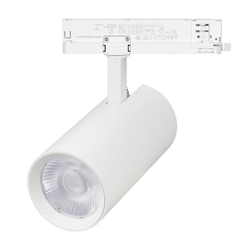 Трековый трехфазный светильник Arlight LGD-GERA-4TR-R90-30W Warm3000 (WH, 36 deg, 230V, TRIAC) (IP20 Металл) 058883