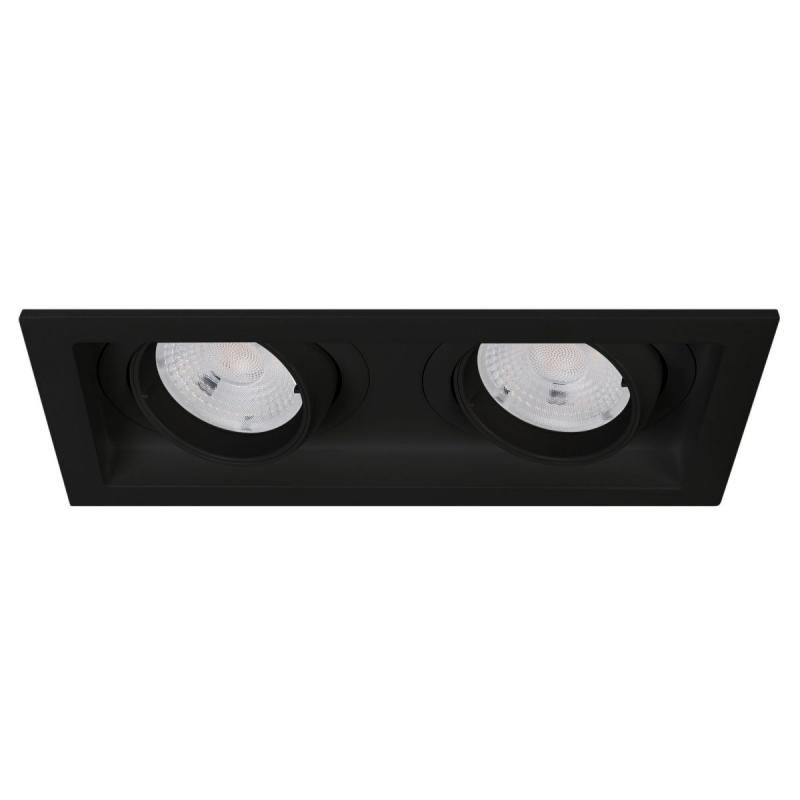 Встраиваемый светильник Arlight MS-VORTEX-BUILT-S170x90-2x12W Warm3000 (BK-BK, 40 deg, 230V) 058437