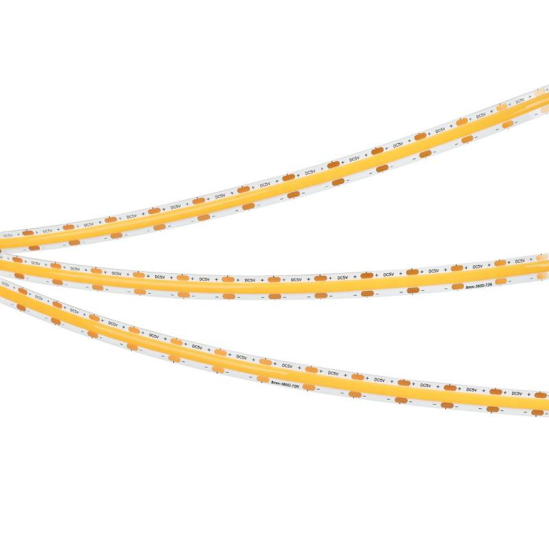 Светодиодная лента Arlight COB-X360-8mm 5V White6000 (5 W/m, IP20, 5m) 041701(1)