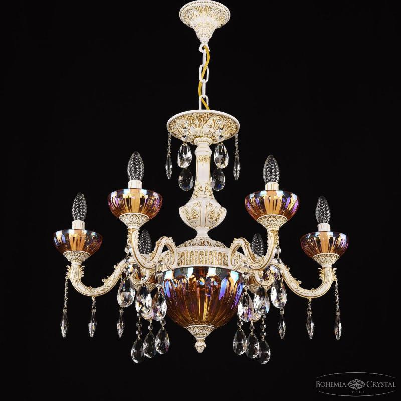 Подвесная люстра Bohemia Ivele Crystal AL79101P/6/175 A WMG P Shampan/M-1H