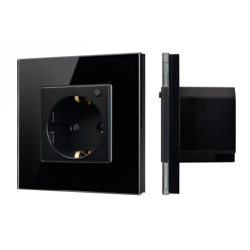 Розетка электрическая с Zigbee управлением Arlight SCT-OMALI-EUZB1-PL-BK (240V, 16A, Zigbee) 050216