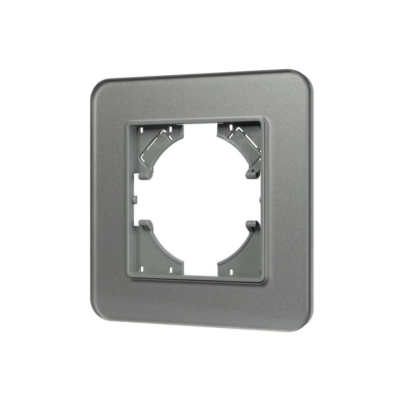 Рамка стеклянная на 1 пост Arlight FRM-OMALI-SFGS-1-GR 049677