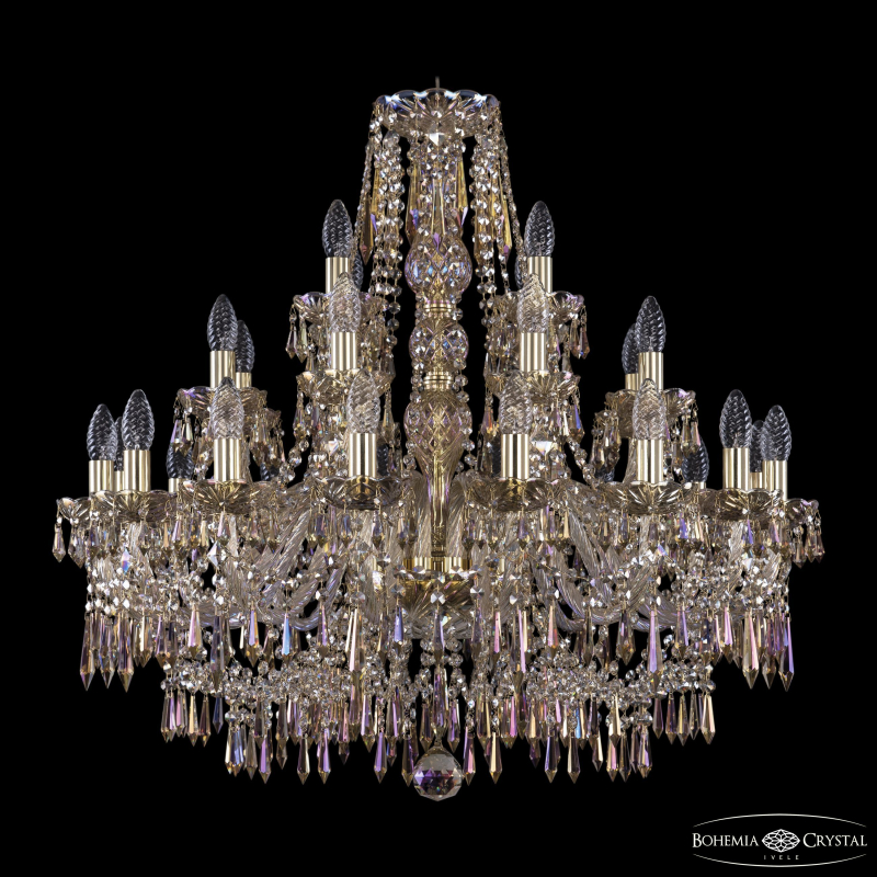 Подвесная люстра Bohemia Ivele Crystal 1403/16+8+4/300 G M801