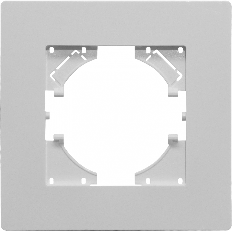 Рамка пластиковая на 1 пост Arlight FRM-PERIO-PL-1-WH 049688