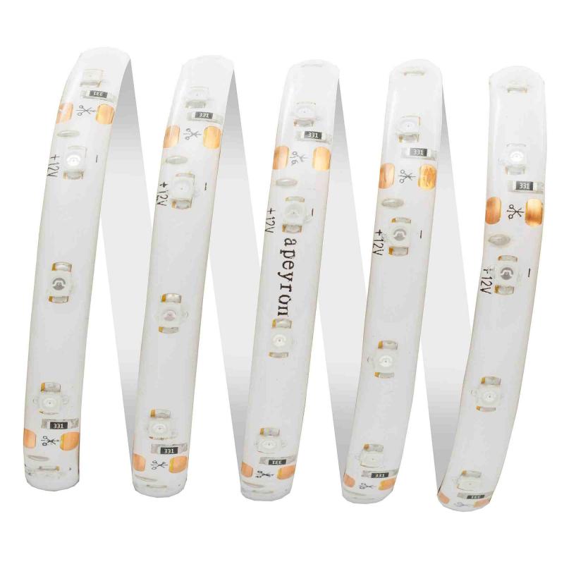 Светодиодная лента Apeyron 12В СТ 4,8Вт/м smd3528, 60д/м IP65 5м красная 00-04