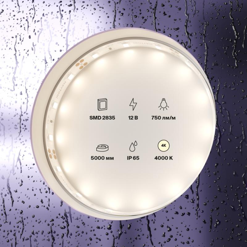 Светодиодная лента Maytoni Led Strip 12В 2835 7,2Вт/м 4000K 5м IP20 20005