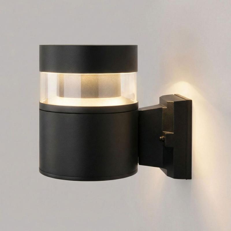 Уличный настенный светильник Elektrostandard 1530 TECHNO LED черный 4690389219139 a072083