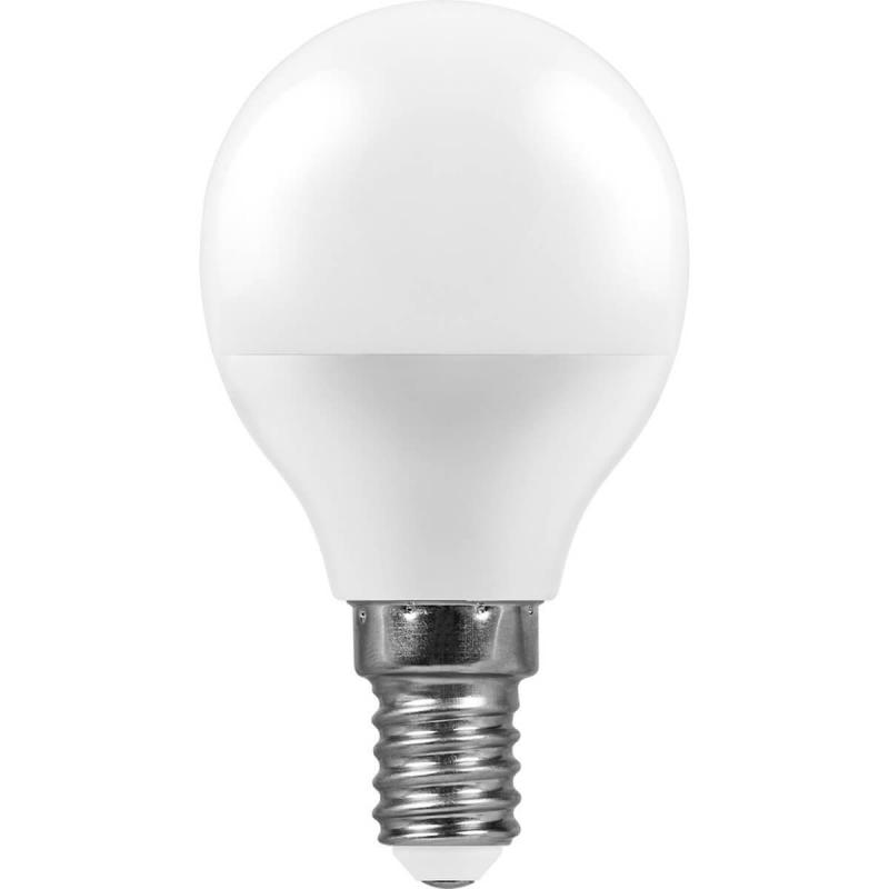 Лампа светодиодная Feron E14 7W 2700K Свеча на ветру Матовая LB-97 25760