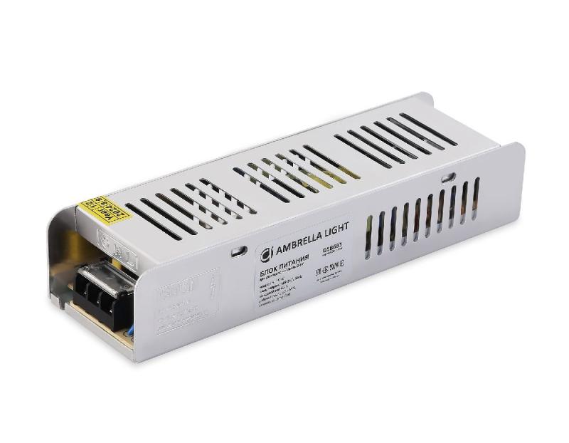 Блок питания с EMC для светодиодной ленты Ambrella Light Illumination 150Вт DC24В 6,3A IP20 GS8683