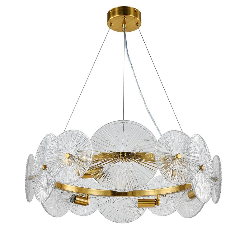Подвесная люстра Indigo Miele 12021/6P Brass V000604
