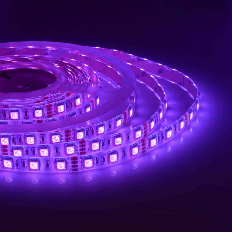 Светодиодная лента Apeyron 12В СТ 14,4Вт/м smd5050 60д/м IP65 5м RGB 00-12