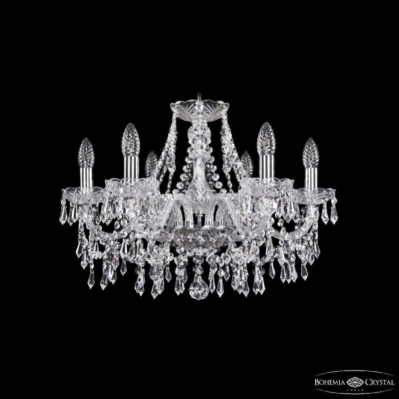 Подвесная люстра Bohemia Ivele Crystal 1403/6/195 Ni