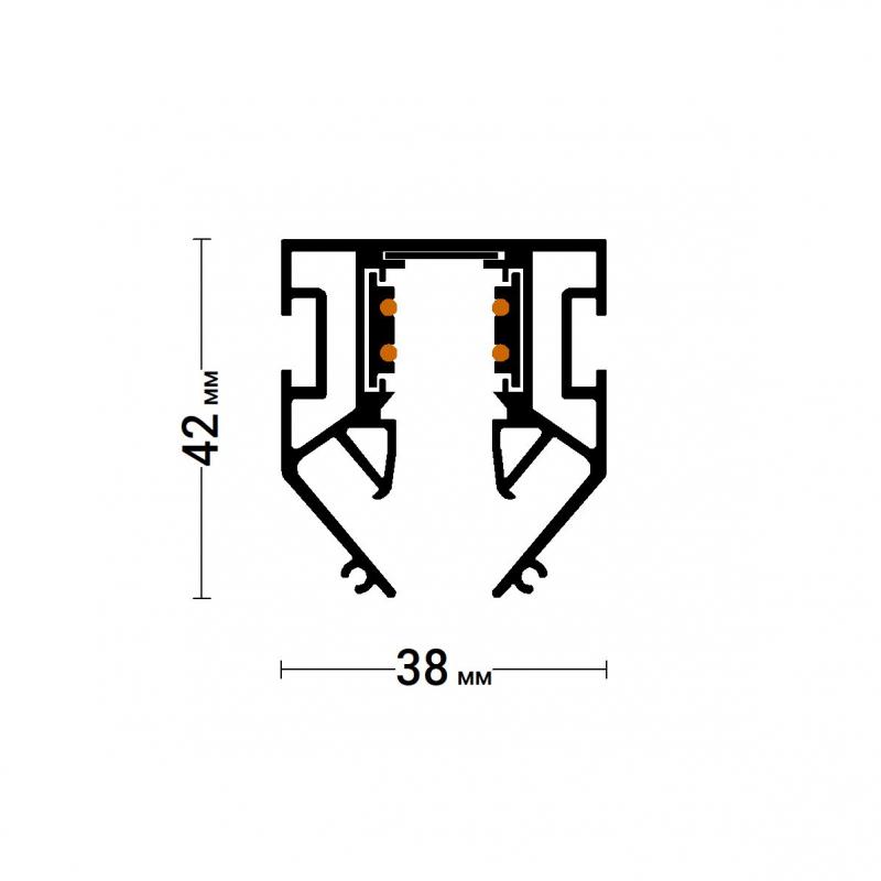 Шинопровод под натяжной потолок Favourite Logica 1014-TB-200