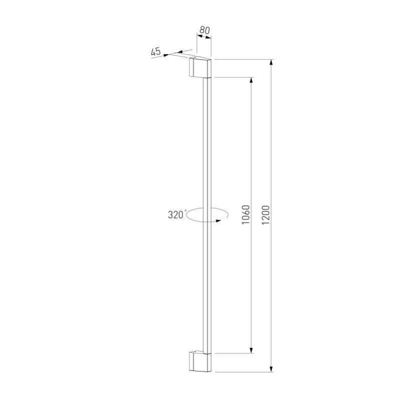 Уличный настенный  светильник Elektrostandard Argos 35121/D черный 4690389219269 a072070