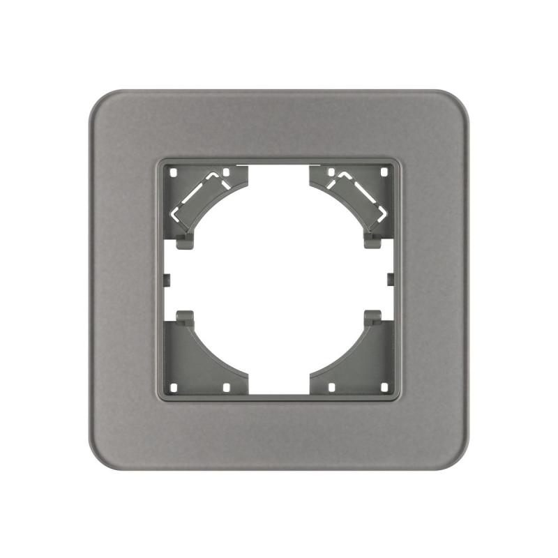 Рамка стеклянная на 1 пост Arlight FRM-OMALI-SFGS-1-GR 049677